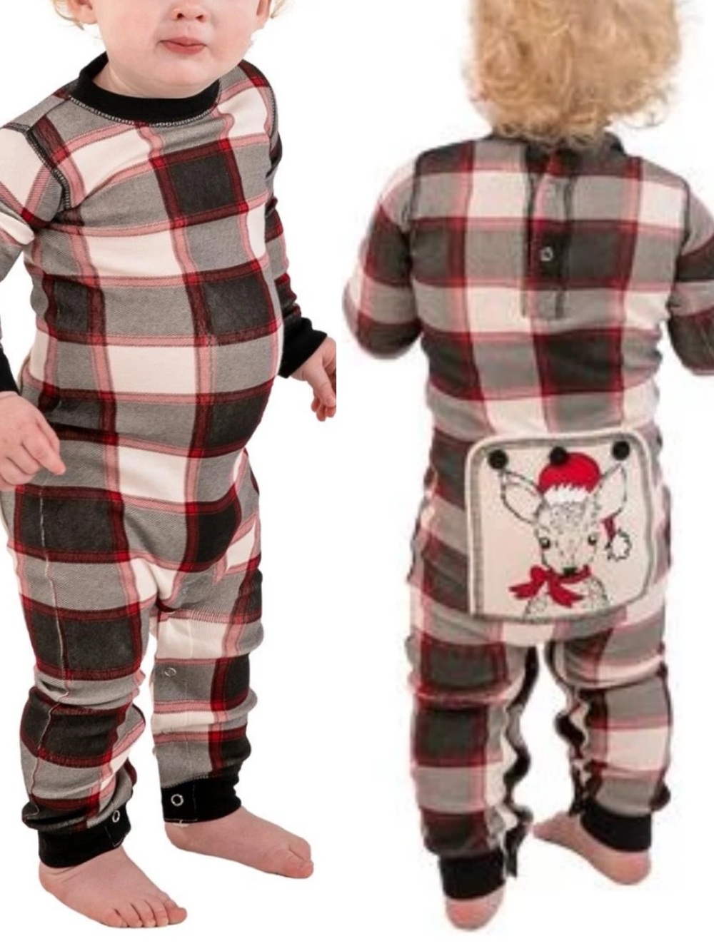 Lazy One Deer Christmas Infant Flapjack Size 18 Months
